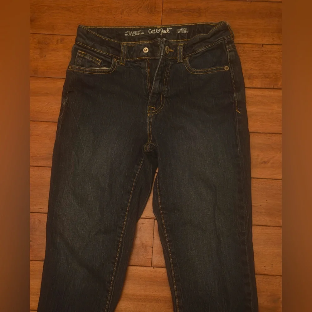 Girls' High Ankle Straight Stretch Jeans‎ - Cat & Jack Size 10